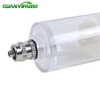 10 мл 20 мл пластиковый стальной шприц для животных